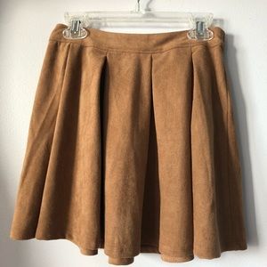 Suede Skirt